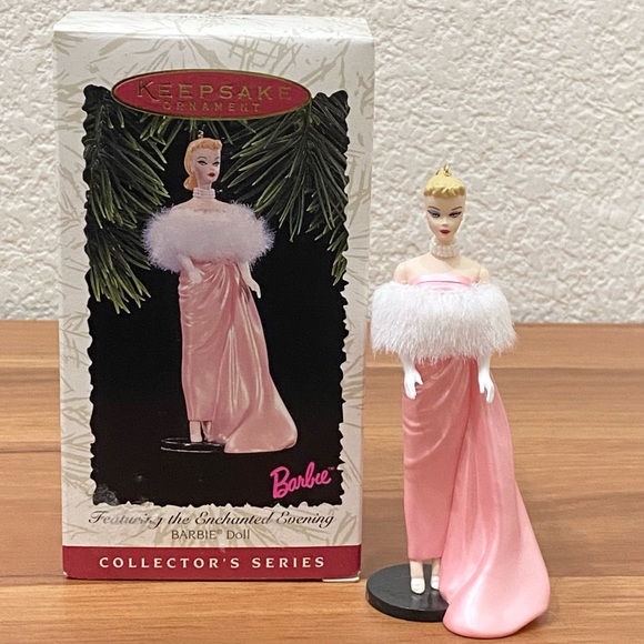 Vintage 1996 Hallmark Keepsake Enchanted Evening Barbie Christmas Tree Ornament - Picture 2 of 13